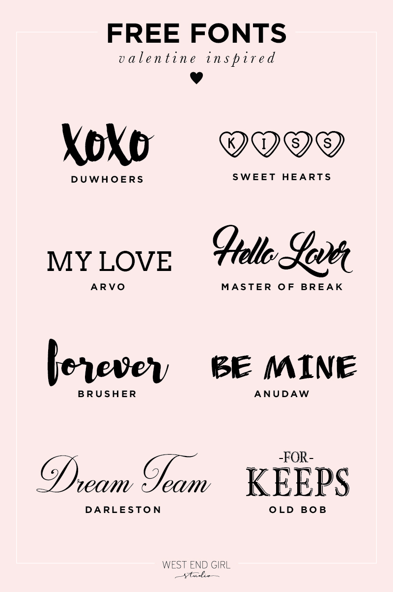 free-valentine-fonts